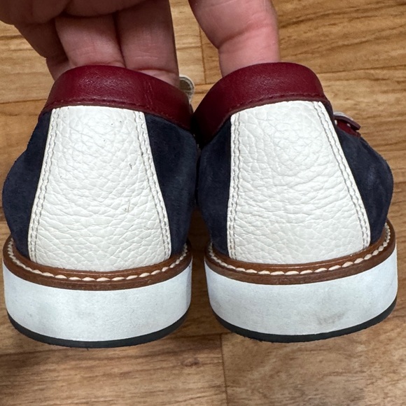 Tods Barca Colorblock Suede Penny Loafers - Picture 3 of 11